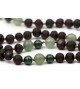 Amber teething necklace - Gemstone - Amber and semi-percious stones 